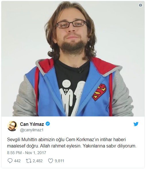 Oyuncu ve YouTuber Cem Korkmaz Hayatını Kaybetti - CEOtudent