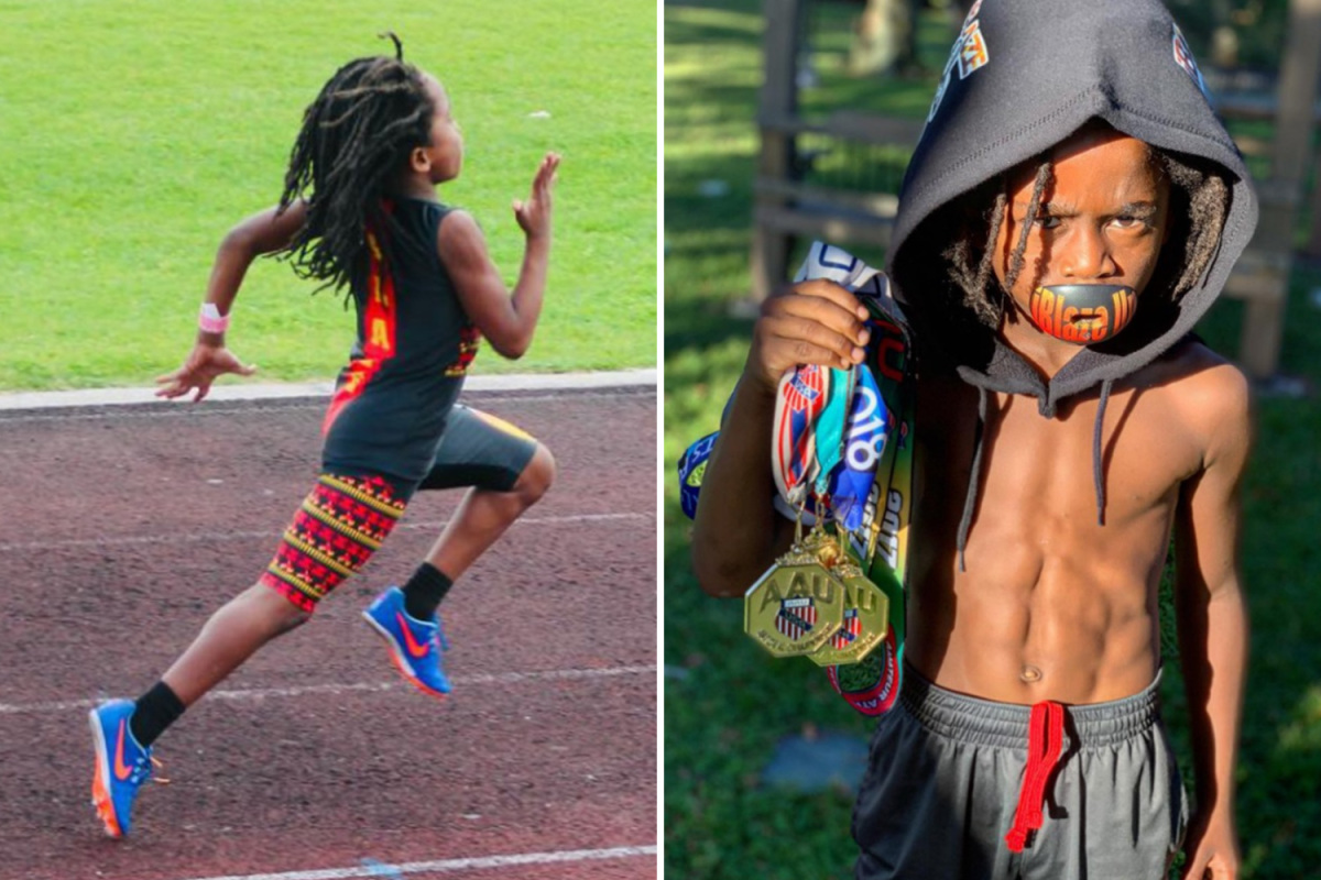 Ona Geleceğin Bolt'u Diyorlar: 7 Yaşındaki Rudolph Ingram 100 Metreyi 13 Saniyede Koşuyor 2