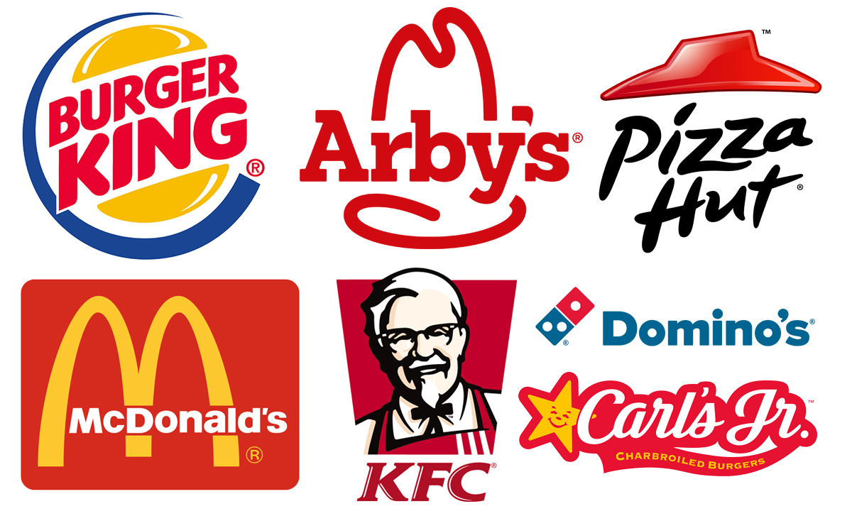 red food brand logos