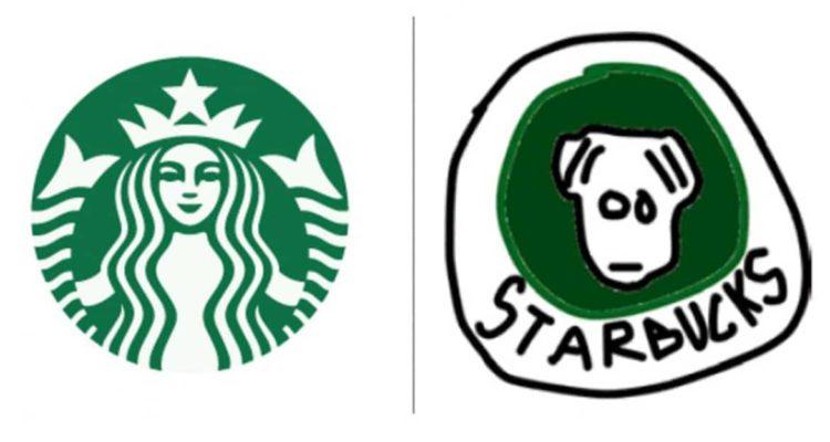 Famous Logos: If People Are Asked to Draw Brands Famous Logos by Heart 1
