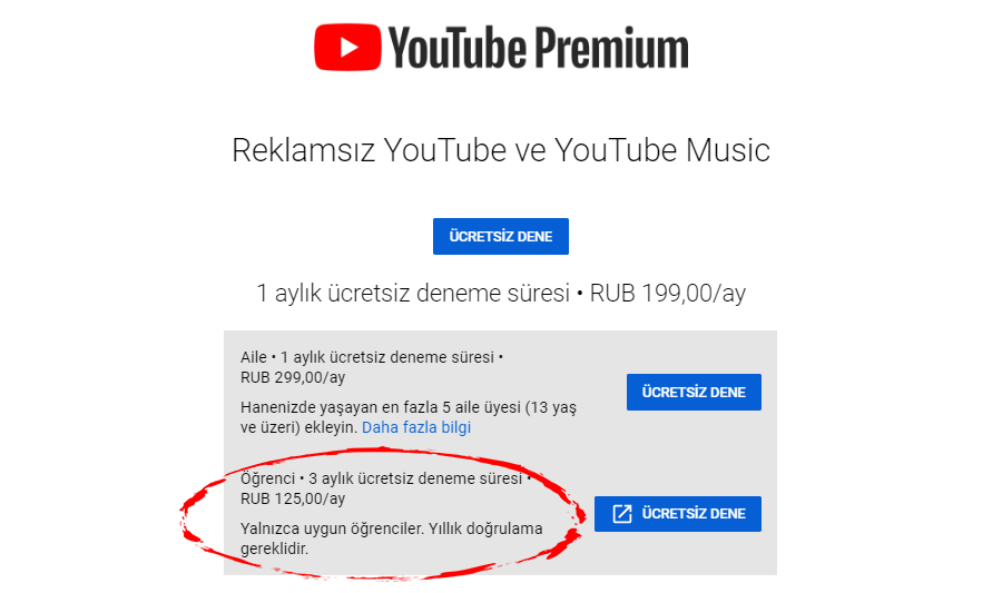 Youtube Premium Da Ogrenci Aboneligi Sistemi Basladi Ceotudent