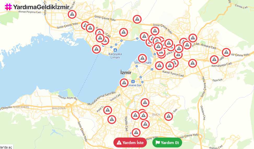 İzmir Depremi İçin Hayata Geçirilen Dijital Projeler ve Güvenli Bağış Noktaları 4