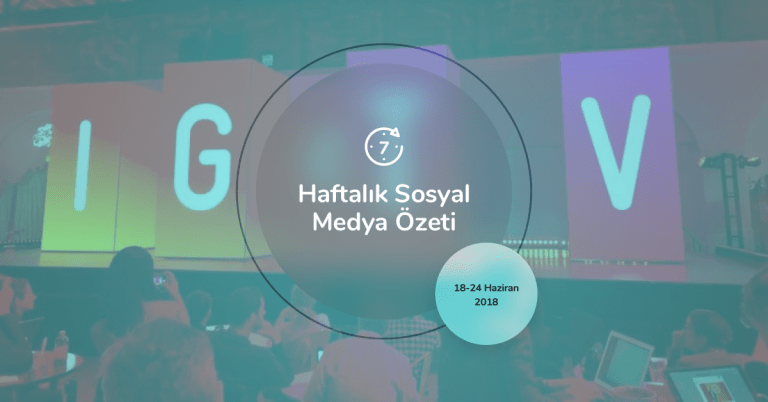 Haftalık Sosyal Medya Özeti: 18 Haziran – 24 Haziran 2018 4goikn - Haftalık Sosyal Medya Özeti: 18 Haziran – 24 Haziran 2018
