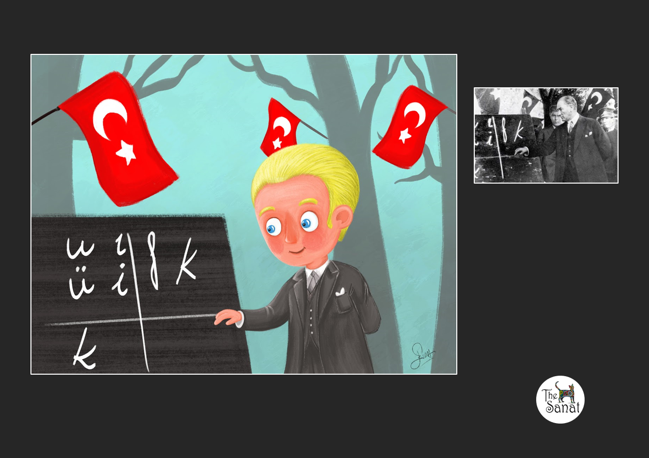 914i5v - Atatürk'ün Çocukluk Çizimleriyle Gerçekleştirilen Proje: Şu Çılgın Çocuk Mustafa