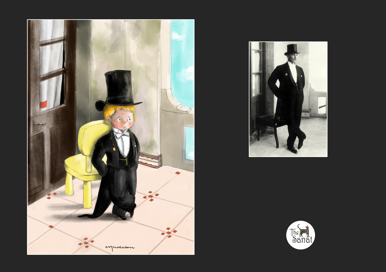 bdnchu - Atatürk'ün Çocukluk Çizimleriyle Gerçekleştirilen Proje: Şu Çılgın Çocuk Mustafa