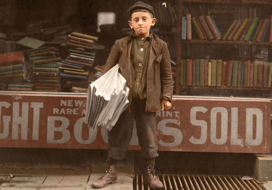Toplumların Kanayan Yarası Çocuk İşçilerin 100 Sene Önce Çekilmiş Fotoğrafları 4
