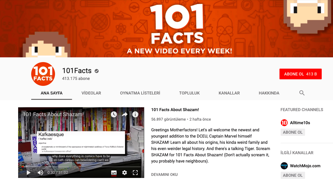 Bilgi Dolu Videolar İzlemeyi Sevenlerin Takip Etmesi Gereken 10 Yabancı YouTube Kanalı 11