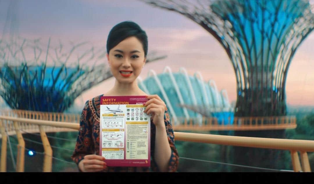 Singapur Havayolları’ndan Güvenlik Kuralları İçin Otantik Bir Dokunuş