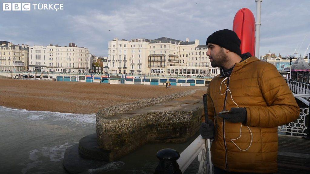 Görme Engelli Yunus Tarık’ın Brighton’a Yaptığı Tek Kişilik Yolculuğu