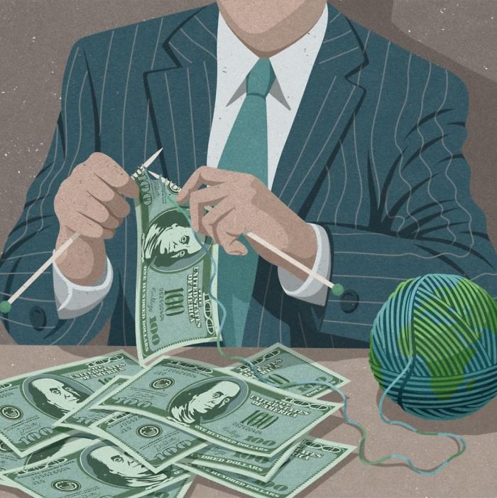 10 Brutal Illustrations by John Holcroft that Tell the World Today