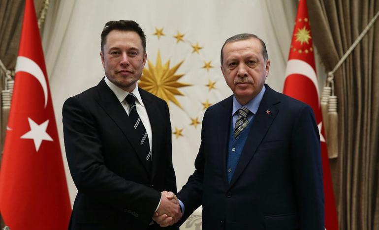 Cumhurbaşkanı Erdoğan Beştepe’de Elon Musk ile Görüştü