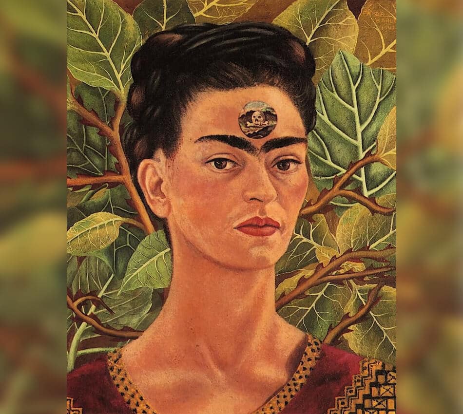 Thinking About Death frida kahlo