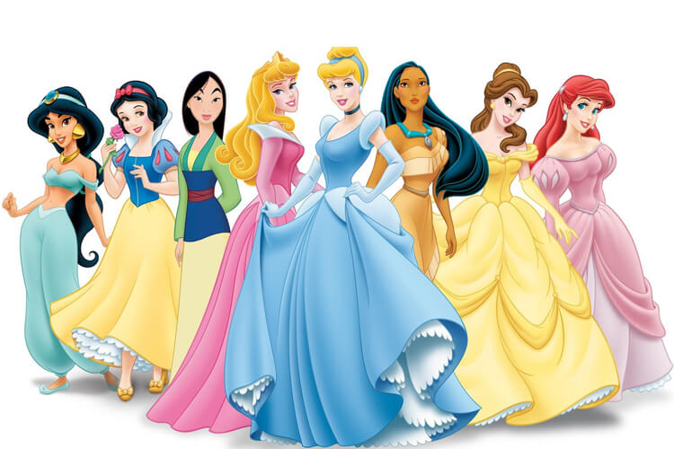 Disney Princesses: Animations and Movies of Famous Characters