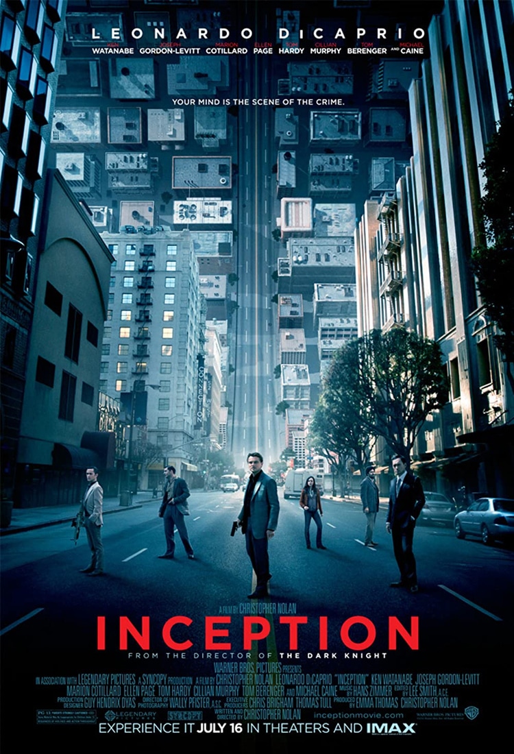 inception bilim kurgu filmleri