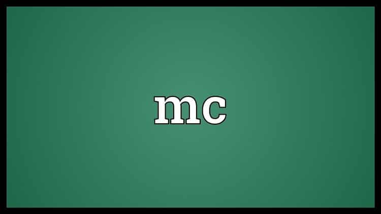 What Does the Word MC Mean? What are the Usage Patterns?