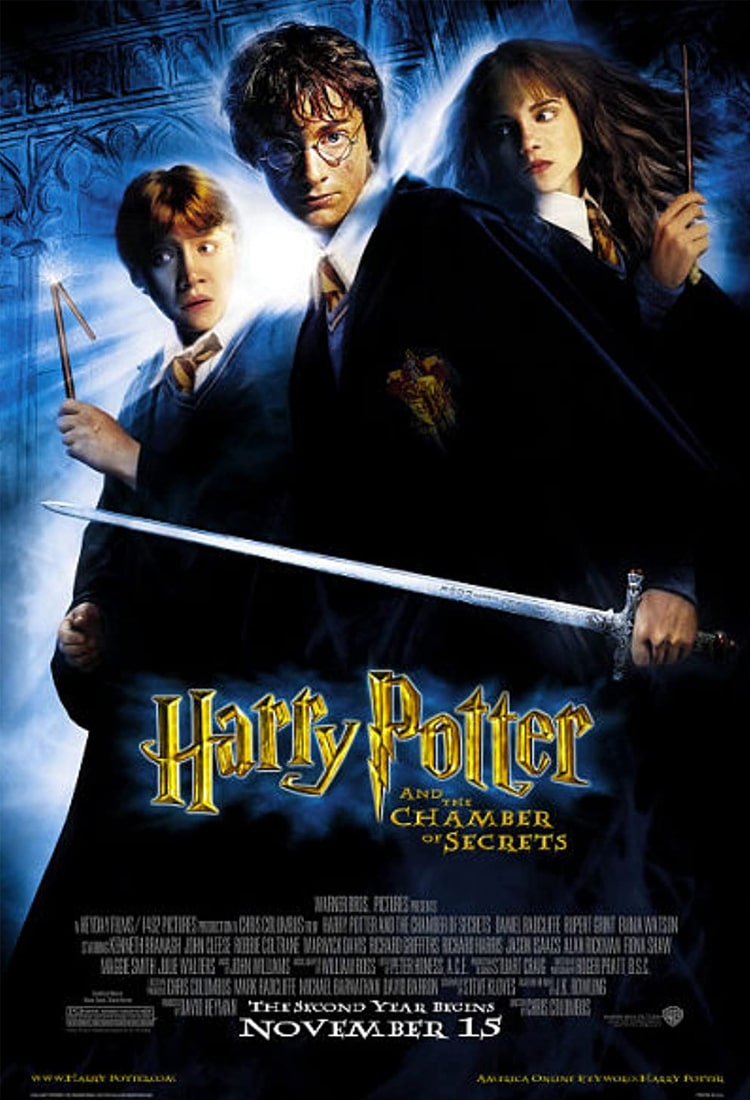 harry potter filmleri sırlar odası