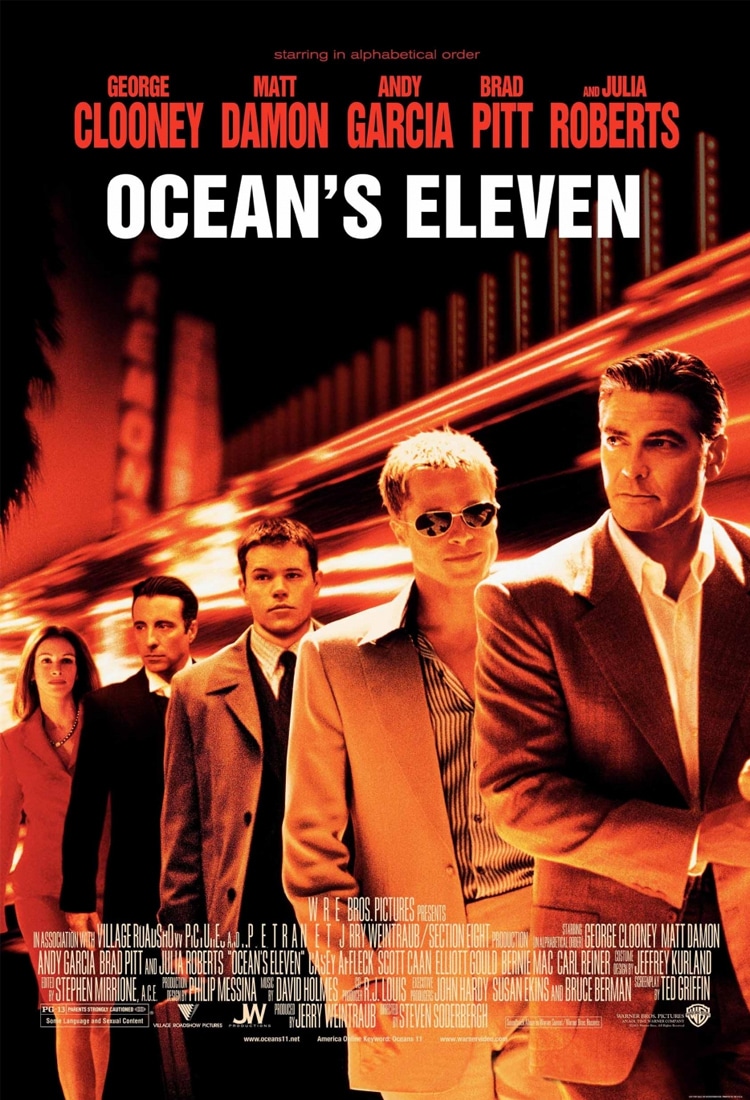 ocean's eleven george clooney películas