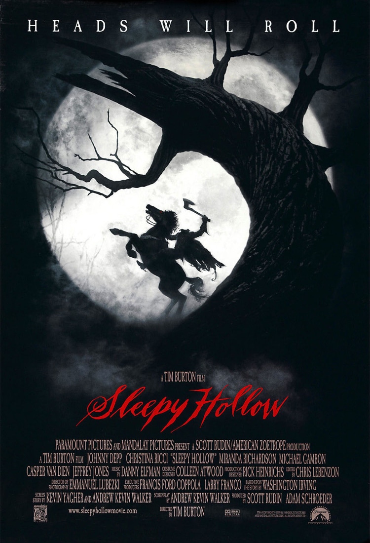 sleepy hollow tim burton filmleri