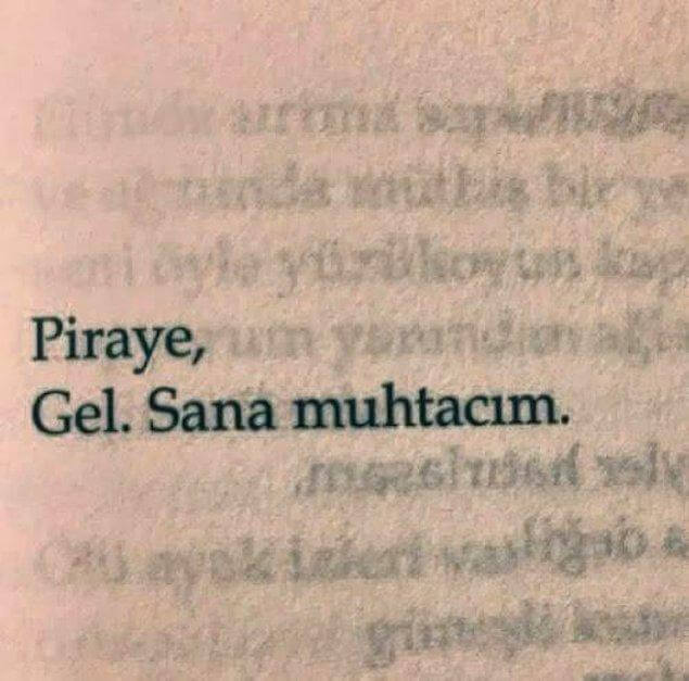 sana muhtacım