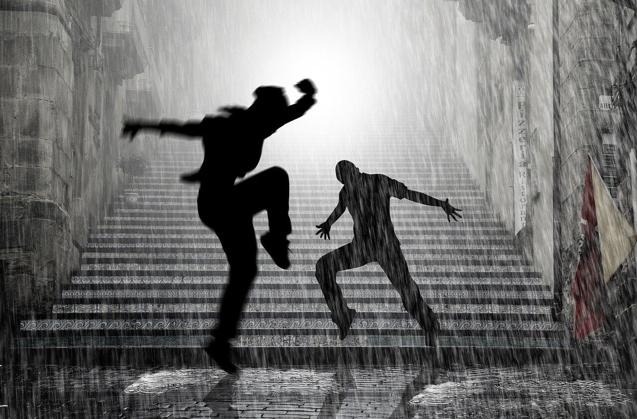 yağmur altında dans edin
