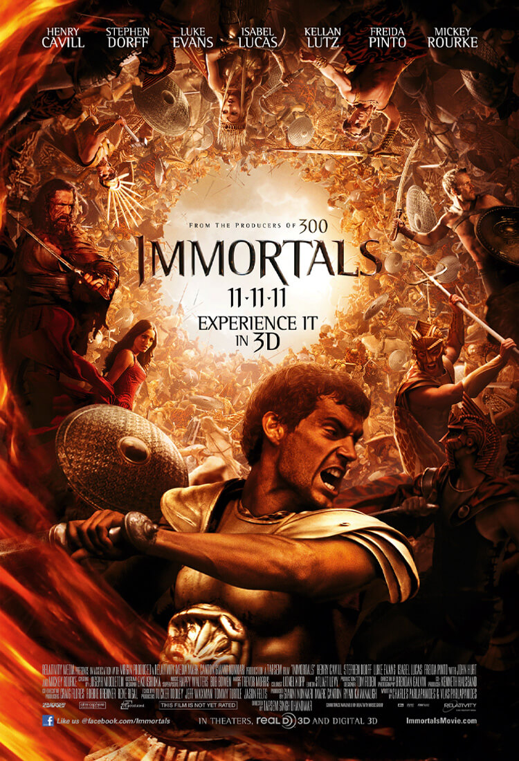 immortals yunan mitolojisi filmleri