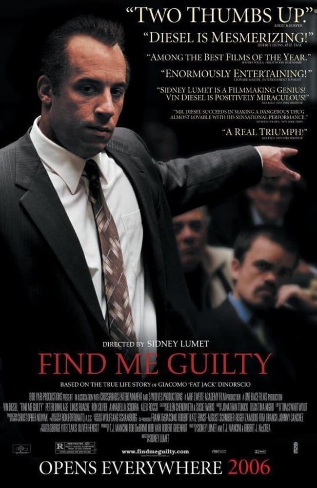 Find Me Guilty mahkeme filmleri