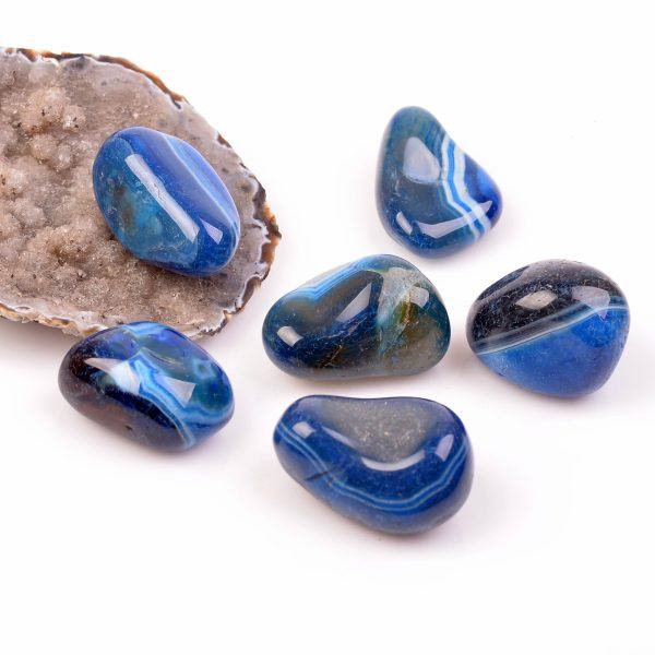 agate bleue